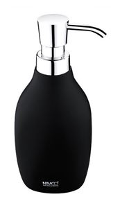 NIMCO AVA dávkovač tekutého mydla 280 ml, polyresín, chróm/čierna