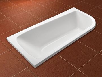 SANTECH OPTIMA rohová vaňa 169x75 cm, bez nožičiek, akrylát SAOPT169L Obrázek - fotka