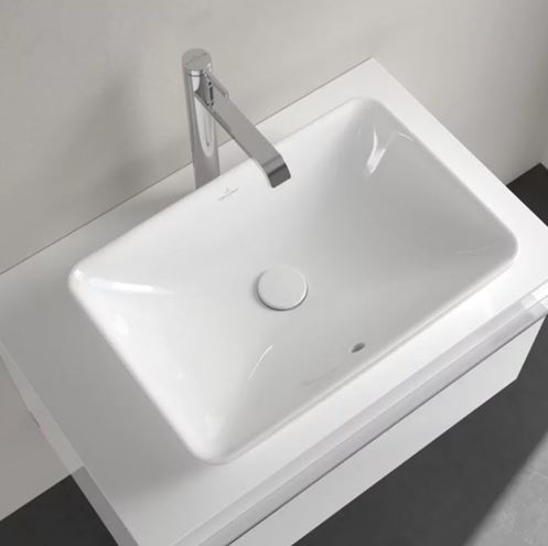 VILLEROY & BOCH VENTICELLO umývadlo 55 cm, s prepadom, CeramicPlus 411355R1 Obrázek - fotka