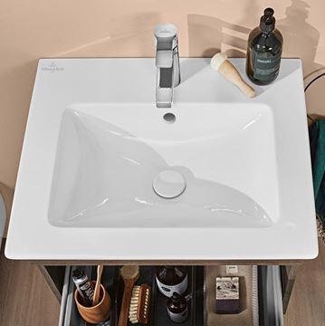VILLEROY & BOCH VENTICELLO umývadlo 60 cm, s otvorom pre batériu a prepadom 41246001 Obrázek - fotka