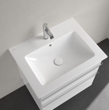 VILLEROY & BOCH VENTICELLO umývadlo 65 cm, s otvorom pre batériu a prepadom, CeramicPlus, alpská biela 412465R1 Obrázek - fotka