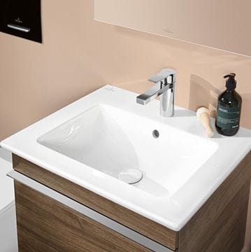 VILLEROY & BOCH VENTICELLO umývadlo 65 cm, s otvorom pre batériu a prepadom, CeramicPlus, alpská biela 412465R1 Obrázek - fotka