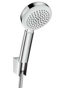 HANSGROHE CROMETTA 100 1JET sprchová súprava 3-dielna, ručná sprcha pr. 100 mm, hadica, držiak, biela/chróm