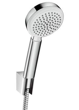 HANSGROHE CROMETTA 100 1JET sprchová súprava 3-dielna, ručná sprcha pr. 100 mm, hadica, držiak, biela/chróm