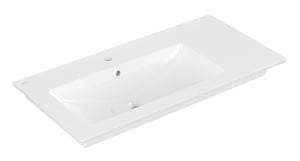 VILLEROY & BOCH VENTICELLO umývadlo 100 cm, s otvorom pre batériu a prepadom, CeramicPlus, alpská biela