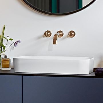 VILLEROY & BOCH FINION umývadlo na dosku 60 cm, bez prepadu, CeramicPlus, alpská biela 414361R1 Obrázek - fotka