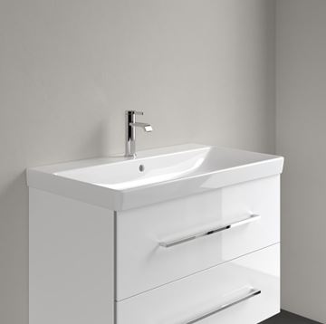 VILLEROY & BOCH AVENTO umývadlo 80 cm, s otvorom pre batériu a prepadom, CeramicPlus, alpská biela 415680R1 Obrázek - fotka