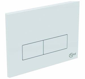 IDEAL STANDARD ovládacie tlačidlo pre dve splachovania, plast, biela