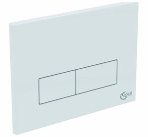 IDEAL STANDARD ovládacie tlačidlo pre dve splachovania, plast, biela