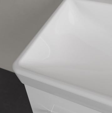 VILLEROY & BOCH AVENTO umývadlo 60 cm, s otvorom pre batériu a prepadom, alpská biela 41586001 Obrázek - fotka