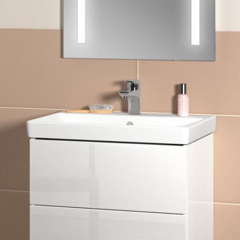 VILLEROY & BOCH AVENTO umývadlo 60 cm, s otvorom pre batériu a prepadom, alpská biela 41586001 Obrázek - fotka