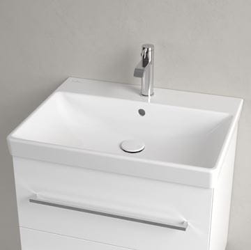 VILLEROY & BOCH AVENTO umývadlo 60 cm, s otvorom pre batériu a prepadom, CeramicPlus, alpská biela 415860R1 Obrázek - fotka