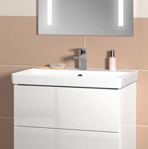 VILLEROY & BOCH AVENTO umývadlo 65 cm, s otvorom pre batériu a prepadom, alpská biela 41586501 Obrázek - fotka
