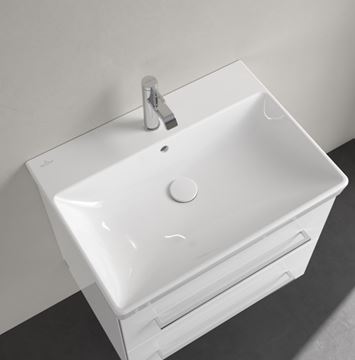 VILLEROY & BOCH AVENTO umývadlo 65 cm, s otvorom pre batériu a prepadom, alpská biela 41586501 Obrázek - fotka