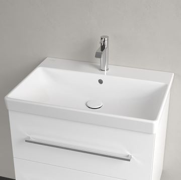 VILLEROY & BOCH AVENTO umývadlo 65 cm, s otvorom pre batériu a prepadom, alpská biela 41586501 Obrázek - fotka