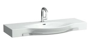 LAUFEN PALACE umývadlo 120 cm, s otvorom pre batériu a prepadom, s držiakom na uterák