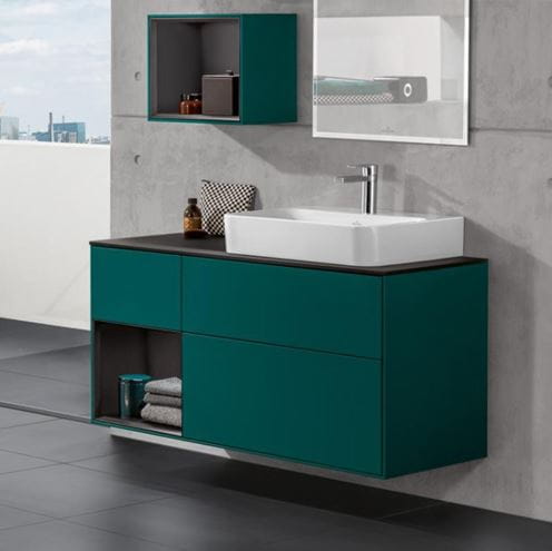 VILLEROY & BOCH FINION umývadlo na dosku 60 cm, s otvorom pre batériu, bez prepadu, CeramicPlus, alpská biela 41686LR1 Obrázek - fotka