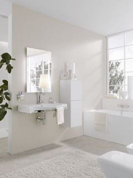 LAUFEN PALACE umývadlo 90 cm, s otvorom pre batériu a prepadom, s držiakom na uterák H8127020001041 Obrázek - fotka