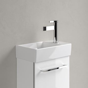 VILLEROY & BOCH AVENTO umývadlo 36 cm, s otvorom pre batériu vpravo, bez prepadu, alpská biela 43003L01 Obrázek - fotka