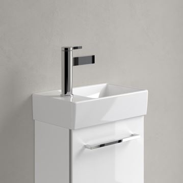 VILLEROY & BOCH AVENTO umývadlo 36 cm, s otvorom pre batériu vľavo, bez prepadu, alpská biela 43003R01 Obrázek - fotka