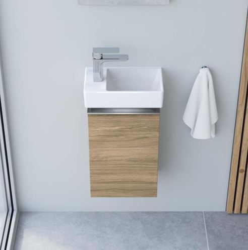 VILLEROY & BOCH AVENTO umývadlo 36 cm, s otvorom pre batériu vľavo, bez prepadu, alpská biela 43003R01 Obrázek - fotka