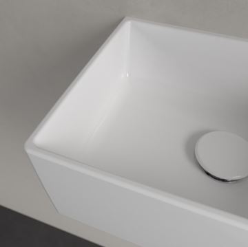 VILLEROY & BOCH MEMENTO 2.0 umývadlo 40 cm, s otvorom pre batériu vpravo, bez prepadu, alpská biela 43234001 Obrázek - fotka