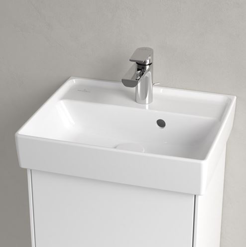 VILLEROY & BOCH COLLARO umývadlo 45 cm, s otvorom pre batériu a prepadom, CeramicPlus, alpská biela 433445R1 Obrázek - fotka