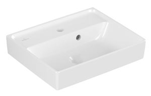 VILLEROY & BOCH COLLARO umývadlo 45 cm, s otvorom pre batériu a prepadom, CeramicPlus, alpská biela