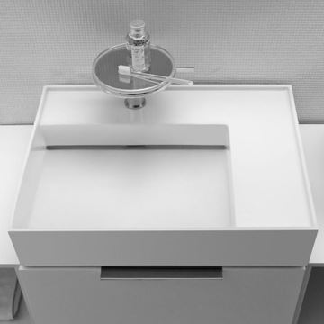 KARTELL BY LAUFEN umývadlo 60 cm, bez prepadu H8103340001121 Obrázek - fotka