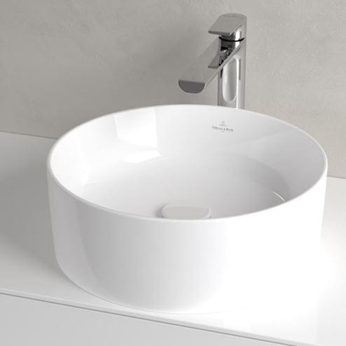 VILLEROY & BOCH COLLARO umývadlová misa 40 cm, bez prepadu, CeramicPlus, alpská biela 4A1840R1 Obrázek - fotka