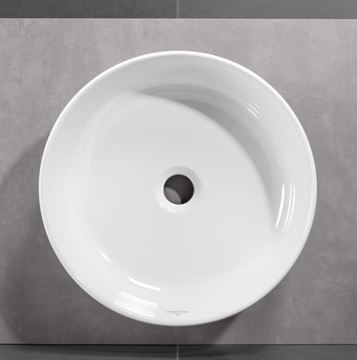 VILLEROY & BOCH COLLARO umývadlová misa 40 cm, bez prepadu, alpská biela 4A184001 Obrázek - fotka