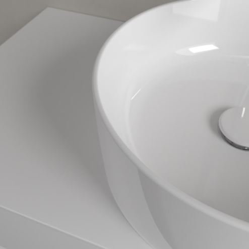 VILLEROY & BOCH COLLARO umývadlová misa 40 cm, bez prepadu, alpská biela 4A184001 Obrázek - fotka