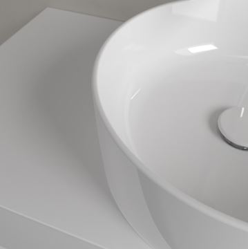 VILLEROY & BOCH COLLARO umývadlová misa 40 cm, bez prepadu, alpská biela 4A184001 Obrázek - fotka