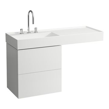 KARTELL BY LAUFEN umývadlo 120 cm, s otvorom pre batériu, bez prepadu H8133320001111 Obrázek - fotka