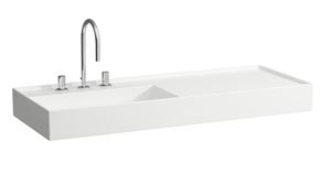 KARTELL BY LAUFEN umývadlo 120 cm, s otvorom pre batériu, bez prepadu
