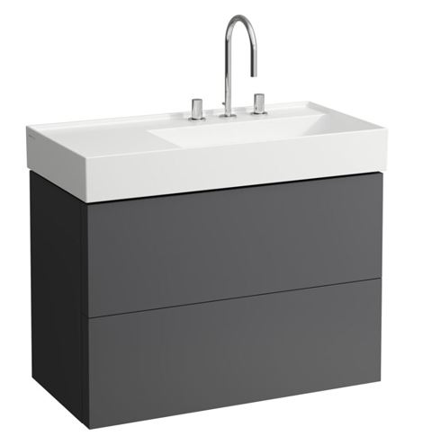 KARTELL BY LAUFEN umývadlo 90 cm, s otvorom pre batériu, bez prepadu H8103380001111 Obrázek - fotka