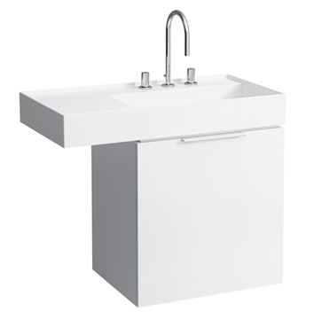 KARTELL BY LAUFEN umývadlo 90 cm, s otvorom pre batériu, bez prepadu H8103380001111 Obrázek - fotka