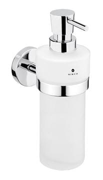 NIMCO UNIX dávkovač tekutého mydla 250 ml, nástenný, sklo, chróm