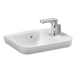 VITRA SENTO umývadlo 50 cm, s otvorom pre batériu vpravo a prepadom, VitrAhygiene