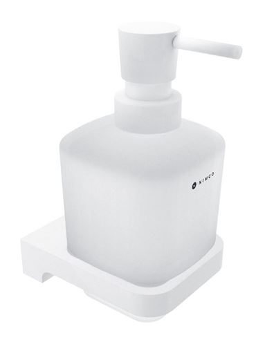 NIMCO MAYA dávkovač tekutého mydla 300 ml, nástenný, sklo, biela MAB 29031C-T-05 Obrázek - Hlavní obrázek