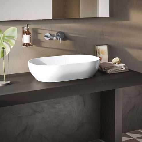 VITRA OUTLINE umývadlová misa 59 cm, bez prepadu, VitrAhygiene 5995B403-0016 Obrázek - fotka