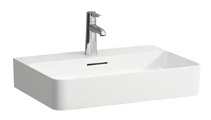 LAUFEN VAL umývadlo na dosku 60 cm, s otvorom pre batériu a prepadom, brúsené