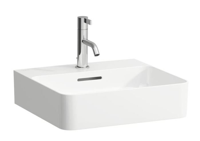 LAUFEN VAL umývadielko 45 cm, s otvorom pre batériu a prepadom H8152810001041 Obrázek - Hlavní obrázek
