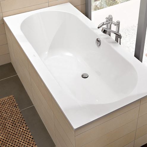 VILLEROY & BOCH OBERON vaňa 190x90 cm, pre 2 osoby, s nožičkami, quaryl UBQ199OBE2V-01 Obrázek - fotka