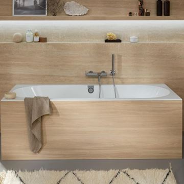 VILLEROY & BOCH OBERON 2.0 vaňa 170x75 cm, pre 2 osoby, s nožičkami, quaryl UBQ170OBR2DV-01 Obrázek - fotka