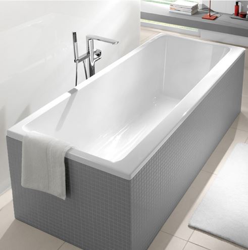 VILLEROY & BOCH SUBWAY vaňa 180x80 cm, pre 2 osoby, bez nožičiek, akrylát UBA180SUB2V-01 Obrázek - fotka