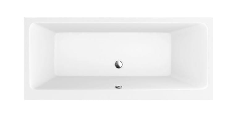 VILLEROY & BOCH SUBWAY vaňa 170x75 cm, pre 2 osoby, bez nožičiek, akrylát UBA170SUB2V-01 Obrázek - Hlavní obrázek