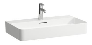 LAUFEN VAL umývadlo na dosku 75 cm, s otvorom pre batériu a prepadom, brúsené, LCC