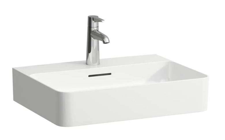 LAUFEN VAL umývadlo 55 cm, s otvorom pre batériu a prepadom H8102820001041 Obrázek - Hlavní obrázek