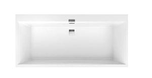 VILLEROY & BOCH SQUARO EDGE 12 vaňa 160x75 cm, pre 2 osoby, s nožičkami, quaryl